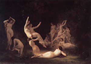 The Nymphaeum — William-adolphe Bouguereau