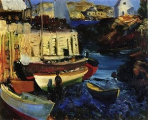 Matinicus Harbor, Late Afternoon — George Wesley Bellows