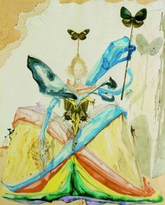 The Queen Of The Butterflies, 1951 — Salvador Dalí, Surrealism