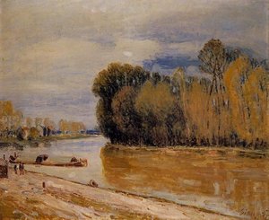 The Loing Canal — Alfred Sisley, Impressionist Landscape