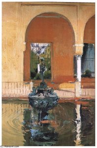 Fuente Del Alcazar De Sevilla — Joaquín Sorolla Y Bastida