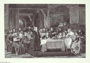 Columbus At Isabella's Court — Henry Wolf