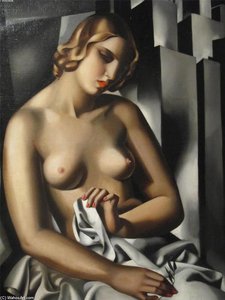 Nude With Buildings — Tamara De Lempicka