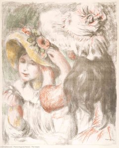 The Hatpin — Pierre-auguste Renoir