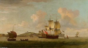 Shipping Off Dover — Francis Swaine