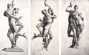 Mercury And Psyche, Viewed From Three Sides — Jan Harmenszoon Muller