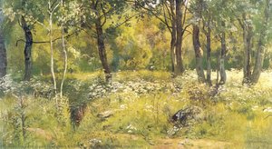 Grassy Glades Of The Forest — Ivan Ivanovich Shishkin, Realism