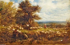 Sheep Changing Pastures — John Linnell
