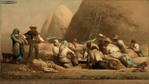 Harvesters Resting (ruth And Boaz) — Jean-françois Millet, Contemporary Realism