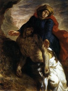 Pietà — Eugène Delacroix