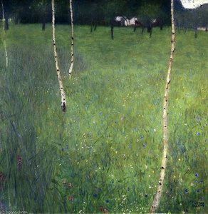 Farmhouse With Birch Trees — Gustav Klimt