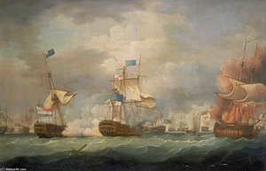 Battle Of Camperdown — Thomas Whitcombe