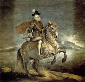 Equestrian Portrait Of Philip Iii — Diego Velázquez