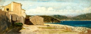 Houses In Lerici — Vincenzo Cabianca