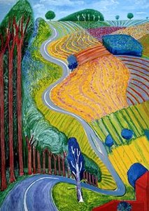 Going Up Garrowby Hill — David Hockney