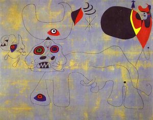 The Bull Fight — Joan Miró