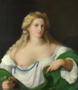 A Blonde Woman — Palma Vecchio, High Renaissance