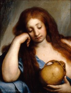 Mary magdalen repenting