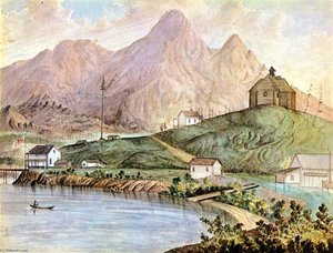 Upper Cascades, Columbia River — James Madison Alden