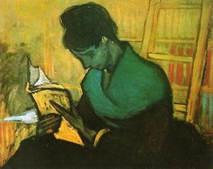 The Novel Reader — Vincent Willem Van Gogh, Post-impressionism