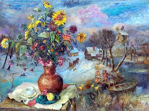 Winter Still Life — David Davidovich Burliuk