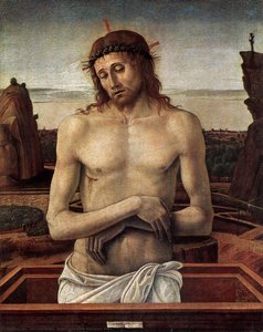 Dead Christ In The Sepulchre (pietà) — Giovanni Bellini