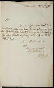 Letter From Captain William Bligh To Sir Harry Parker (rgo 14/24: F. 490r) — Captain William Bligh, Romantic Era