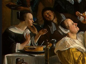 Dancing Couple(detail) (10) — Jan Havickszoon Steen