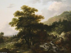A Scottish Landscape — Horatio Mcculloch, Romanticism