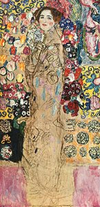 Portrait Of A Lady(unfinished) — Gustav Klimt, Symbolism