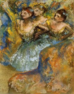 Group Of Dancers — Edgar Degas, Impressionist Movement