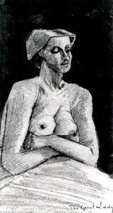 Nude Woman, Half-length — Vincent Willem Van Gogh