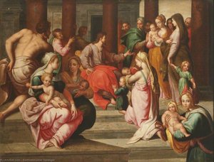 Christ blessing little children