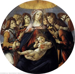 Madonna Of The Pomegranate (madonna Della Melagrana) — Sandro Botticelli