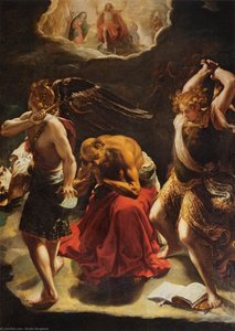 The Vision Of St Jerome — Orazio Borgianni, Baroque