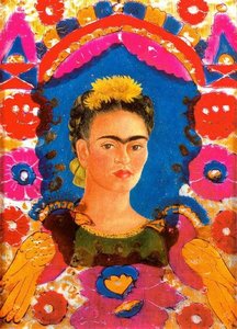 Self-portrait 2 — Frida Kahlo, Surrealist Painting