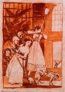 Ya Van Desplumados 2 — Francisco José De Goya Y Lucientes, Romanticism