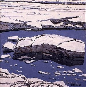 Study For Ice Flow, Allagash — Neil Gavin Welliver