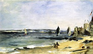 Seascape At Arcachon (also Known As Arcachon, Beautiful Weather) — Édouard Manet, Impressionism