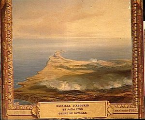PLAN DE LA BATAILLE D'ABOUKIR.25 JUILLET 1799