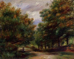 Road Near Cagnes — Pierre-auguste Renoir, Impressionism