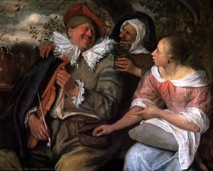 Robbed Violin Player — Jan Havickszoon Steen