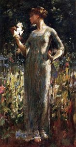 A King's Daughter (aka Girl With Lilies) — Theodore Robinson