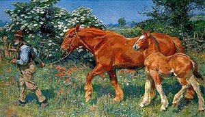 Sunny June — Sir Alfred James Munnings