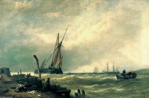 On The Texel, Holland — Clarkson Frederick Stanfield