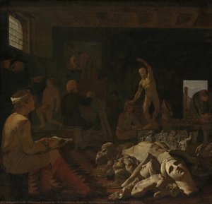 A Painter’s Studio, Michael Sweerts, C. 1646 - C. 1650 — Michael Sweerts