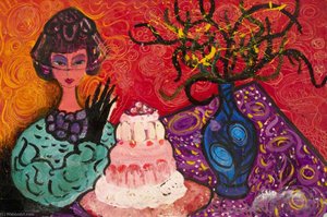 Woman With Cake — Stanley Lench