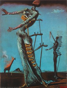 Burning Giraffe — Salvador Dalí