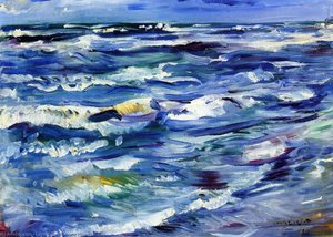 The Sea Near La Spezia — Lovis Corinth