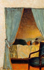 Interior With Reclining Woman — Thorolf Holmboe